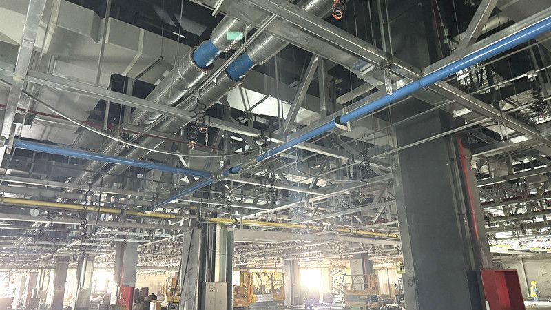 福斯特壓縮空氣管道改鋁合金管道
