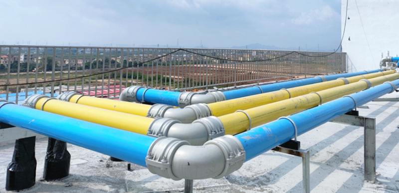 福斯特車間壓縮空氣管道安裝