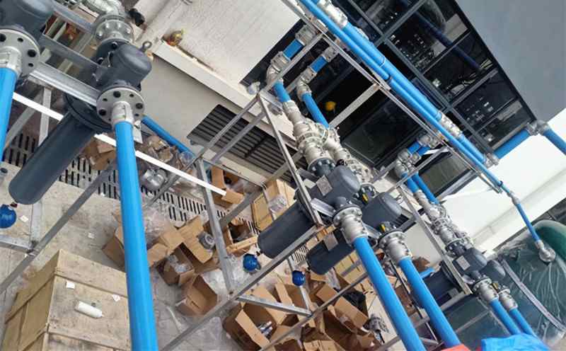 福斯特車間壓縮空氣管道安裝